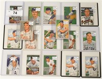Lot Of 17 1952 Bowman Baseball Cards