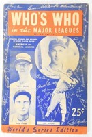 1937 Who's Who In The Major Leaques WS Edition