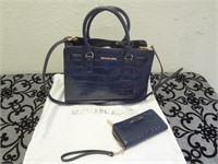 Authentic Michael Kors Handbag & Matching Wallet