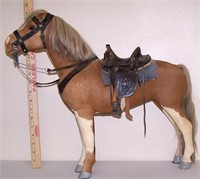 VERY CUTE HAND MADE HORSE HIDE PONY MADE 1940
