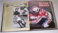 TWO BOUND BOOKS OF ON TWO WHEELS MAGAZINE WITH LOT
