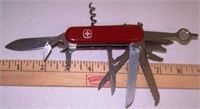 SWISS ARMY KNIFE WITH 11 ACCESSORIES - NEW