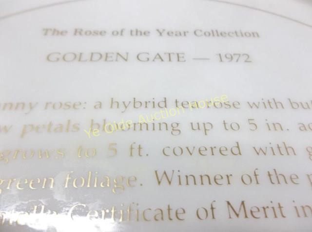 Golden Gate 1972. Gorham Rose of the Year Collection
