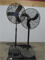 (qty - 2) Non-Working Warehouse Fans-