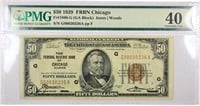 1929 Federal Reserve Bank Of Chicago $50.