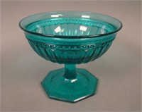 Imperial Optic Stemmed Round Compote – non-