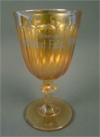 Maker (?) 14 Paneled Stemmed Goblet – “Souvenir