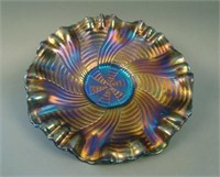 9 ¼” Fenton Ribbon Tie low Plate w/ 3 in 1 Edge –