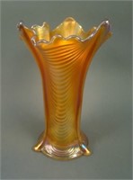 7 ¼” Tall N Drapery Swung Vase – Dk. Mari.