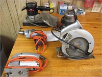 ELECTRIC SAWS, DRILL & SANDER