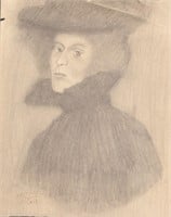 Gustav Klimt 1862-1918 Austrain Pencil on Paper
