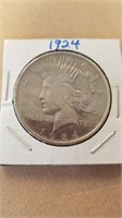 1924 Liberty Peace One Dollar Coin