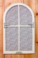 Antiqued Window Frame Pin Up Board