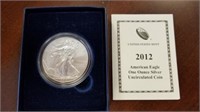 2012 American Eagle One Ounce Silver Coin