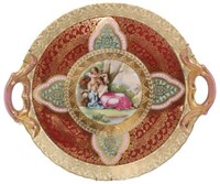 14.5 in. Royal Vienna Porcelain Serving Tray