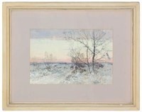 George McCord Gouache Landscape Painting