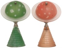 Pr. World’s Fair Art Deco Saturn Lamps