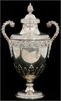 George Fox Sterling Silver Covered Urn