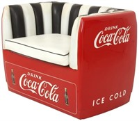 Custom Coca-Cola Cooler Bench