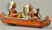 JAPANESE INDIANS IN CANOE