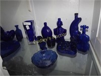 12 Pcs. Cobalt Incl. Pin, Violin, High Glass, Blue