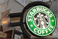 Starbucks Coffee Sign with Wall Mount