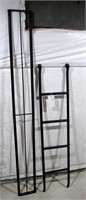 Metal bunk bed ladder and side rail
