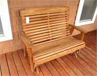 52" Porch glider