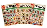 Journal de Spirou. Lot de 34 fascicules de 1947
