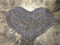 Heart rug