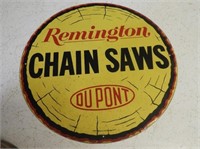Remmington Chain Saw Tin Sign