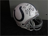 Colby Fleener Signed Colts Mini Helmet