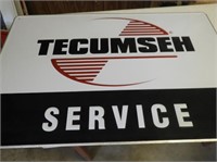 36" x 24"Tecumseh Tin Sign