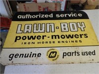 Lawn-Boy Tin Sign