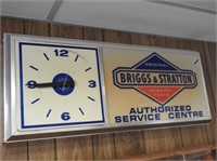 Briggs & Stratton Illuminated Clock