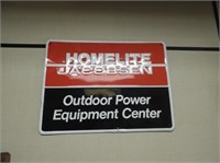 Homelite Jacobsen Tin Sign
