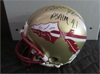 Bobby Bowden Signed Florida State Mini Helmet
