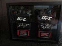 Tank Abbott & Royce Gracie Signed UFC Gloves