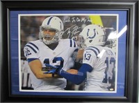 T.Y. Hilton Signed Picture W/ him and Andrew Luck