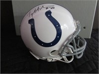 Joseph Addai Signed Colts Mini Helmet