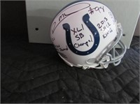 Robert Mathis Signed Colts Mini Helmet