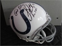Jeff Saturday Signed Colts Mini Helmet