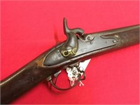 ANTIQUE D.Nipes 72cal 1843 Musket Rifle