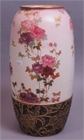 A Doulton Burslem vase, 14" high,