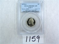 1979-S Five Cents Type 1 PCGS Graded PR69 DC