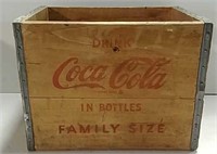 Coca-Cola wooden advertising box