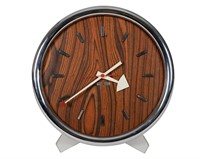 Arthur Umanoff Howard Miller Chrome Clock