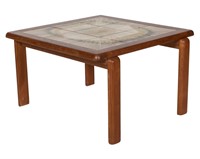 Salling Stolefabrik Teak and Tile Table