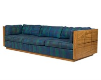 Milo Baughman Style Case Sofa