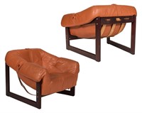 Percival Lafer Rosewood Lounge Chairs